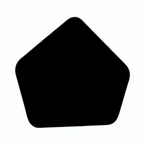 Spatula - Rubber Material, Custom Size, Matte Black | Versatile Design for Wall Applications
