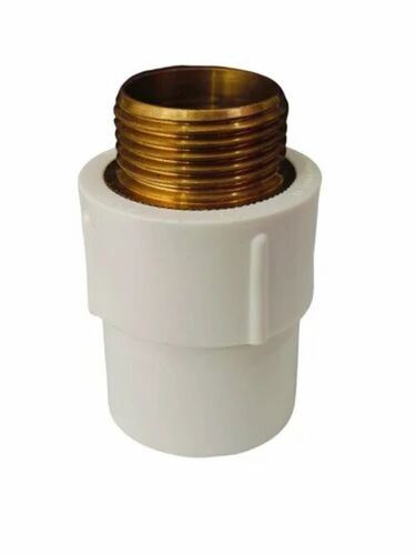 Upvc Brass MTA - High Pressure, Customized Size, White Color | Durable, Female Connection, Fine Finished, 6 Month Warranty
