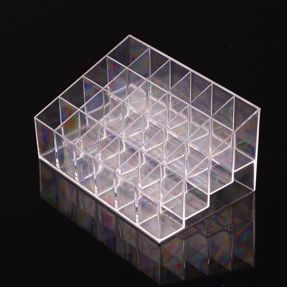 24 Grid Acrylic Lipstick Display Cosmetic Organizer