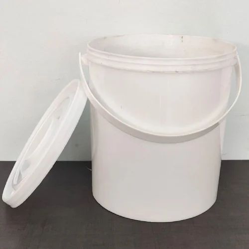 5 Kg Plastic Bucket White