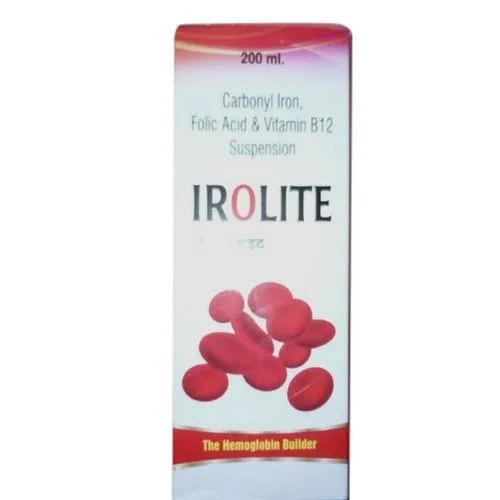 Carbonyl Iron Folic Acid And Vitamin B12 Syrup