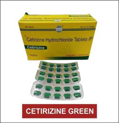 Cetirizine Hydrochloride Tablets - Drug Type: General Medicines