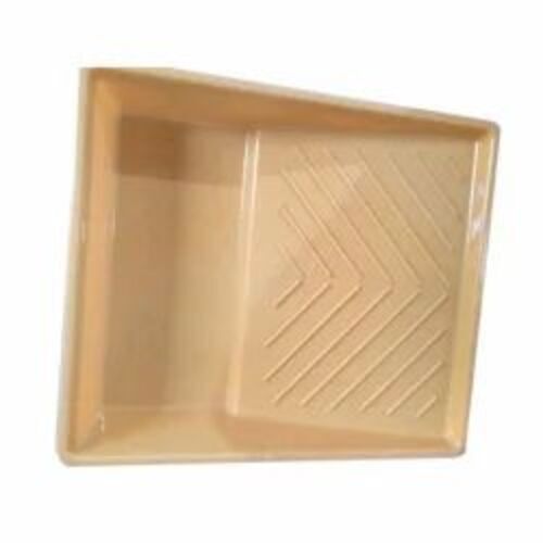 Color Coated Roller Paint Tray - Plastic Material, 12x14 Inch Size, Brown Color | Customizable Dimensions for Versatile Use