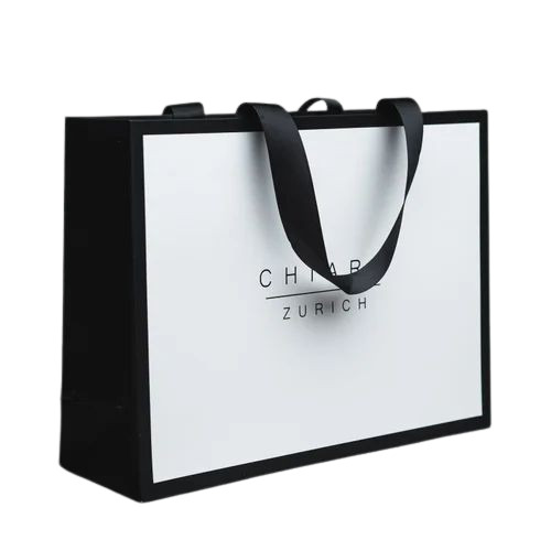 Designer Paper Bags - 10 kg Capacity, Multicolor Printed, Biodegradable, Moisture Proof, Recyclable with Rope Handles