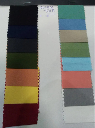 Double Twill Shirting Fabrics - Multi-Color Twill Fabric, Washable & Shrink Resistant | Ideal for Textile Industry