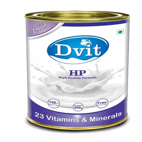 Dvit HP Protein Powder - Highly Nutritional Vanilla Flavor, Vegetarian Formula | Promotes Healthy Growth & Muscle Building
