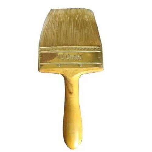Font Wall Painting Brush - Wooden Handle, 100mm Size, Nylon Bristles | Customizable for Painting Applications