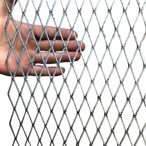 Gi Crimped Wire Mesh - Color: Silver