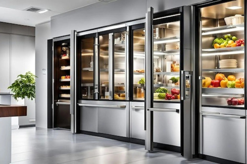 Glass Door Refrigerators - Material: Pvc