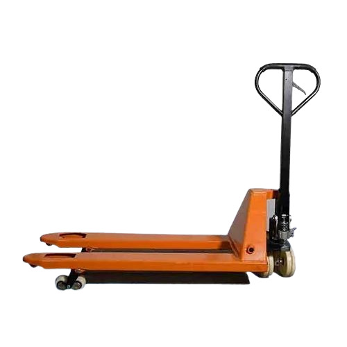 Hand Pallet Trucks - Mild Steel, Standard Size, Orange Color | Durable Manual Power Source, 2000kg Load Capacity, 6-Month Warranty