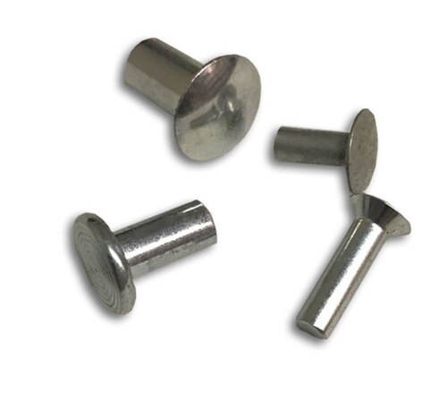 Hollow Rivet - Customized Size Silver Color Glossy Finish - Anti Rust Round Head Quality Tested Timely Delivery
