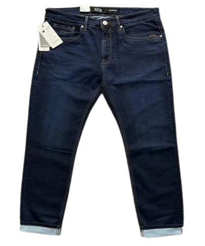 Men Blue Denim Jeans - Regular Fit Sizes 30 to 38 | Breathable Soft and Durable No Fade Washable Suitable for Summer and Winter