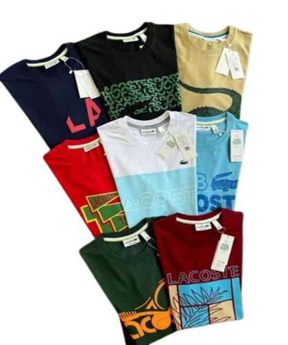 Mens Cotton Printed T Shirt - Regular Fit, Soft and Comfortable Multicolor O-neck Short Sleeves | Attractive Printed Pattern for Casual Wear
