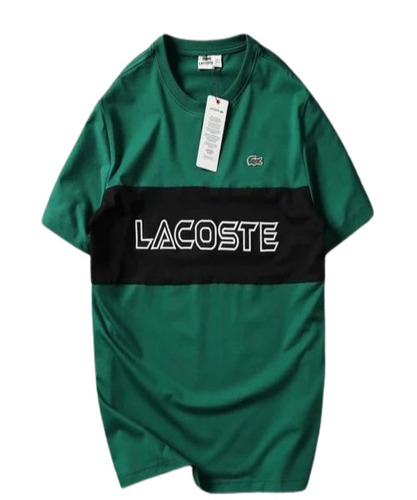 Men's Printed Cotton T-Shirt - Regular Fit, O-Neck, Short Sleeves, Green | Soft and Comfortable for Casual Wear, Available in Multiple Sizes