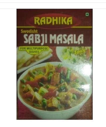 Sabji Masala - Powder, Long Shelf Life, Easy to Digest, Hygienically Packed, Delivered On Time
