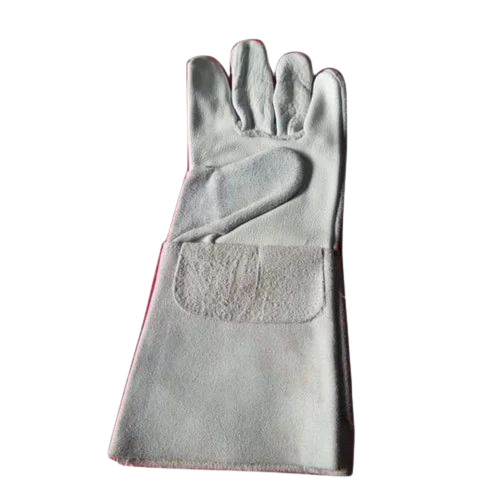 White Leather Hand Gloves