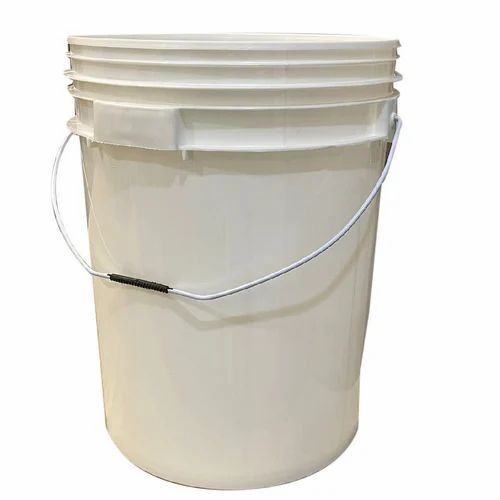 White Plastic Paint Bucket