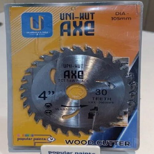 Wood Cutting Wheels - 4 Inch Circular Blade, 30 Teeth - Silver, Max RPM 12000, Custom Size Options Available