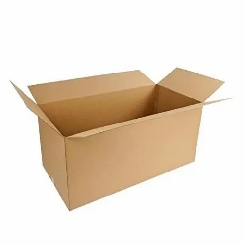 5 Ply Corrugated Packaging Boxes - Corrugated Paper, 4-6 mm Thickness, Brown, Rectangle Shape | Ideal for Food and Electronic Products, Holds 5-10 Kg