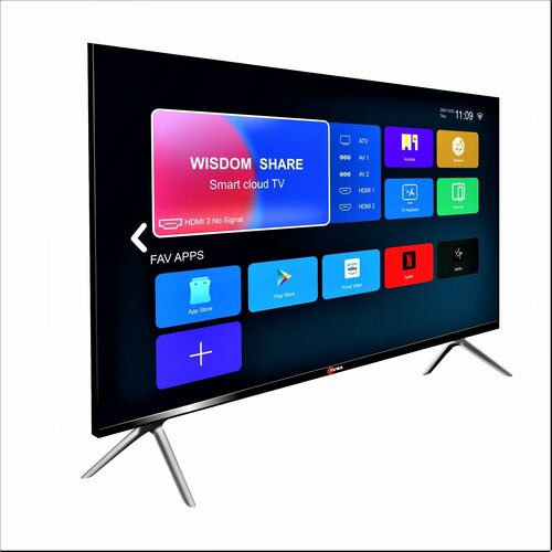 55 Inch Smart 4K Led Tv With Voice Remote - Color: Black