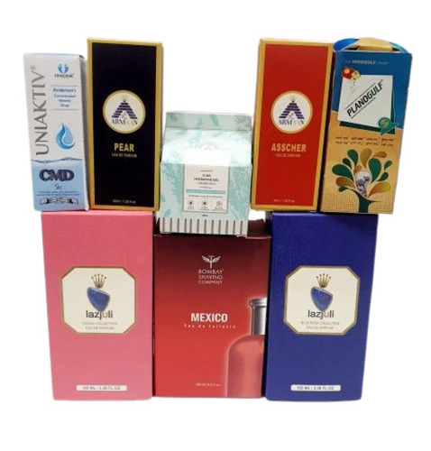 Cosmetic Packaging Box - Paper Material Multi Color Design | Printed for Attractive Display Ideal for Various Cosmetic Products