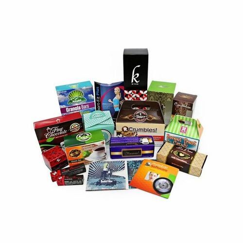 Custom Printed Paper Box - Bio-degradable 4-6 mm Thickness, Multi Color Printed Paper for Versatile Packaging Solutions