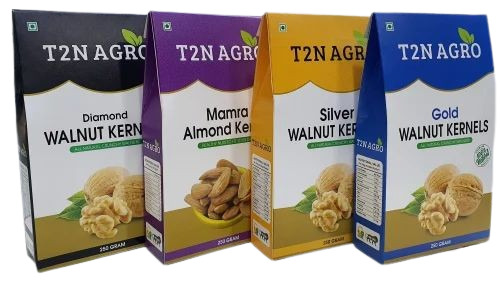 Dry Fruits Packaging Box - Paper Material, Multi Color Finish | UV Flatbed & Offset Printing, Ideal for Secure and Attractive Packaging