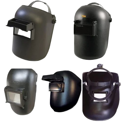 Durable Welding Head Screen - Iron Material, Grey Color | Machine Made for Industrial Safety Use, Plain Pattern for Reliable Performance