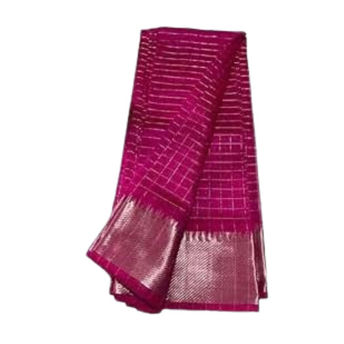 Fancy Silk Sarees - Silk Material, Printed Pattern, Pink Color | Attractive Designs, Comfortable Fit, Shiny Look for Casual and Party Wear