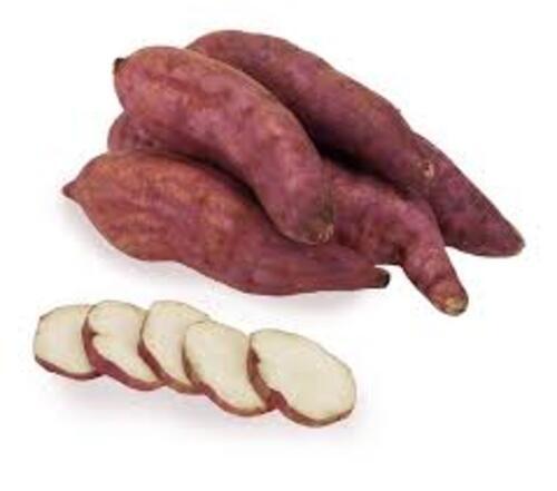 Fresh Sweet Potatoes - A Grade Non Imported | Chopped Common Shape Cooked No Preservatives Optimum Quality in Carton Packaging