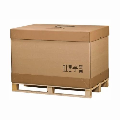 Heavy Duty Corrugated Packaging Boxes - Brown Paper, Printed Design | Suitable for Apparel, Electronics, Food, Gifts & Crafts, Home Appliances