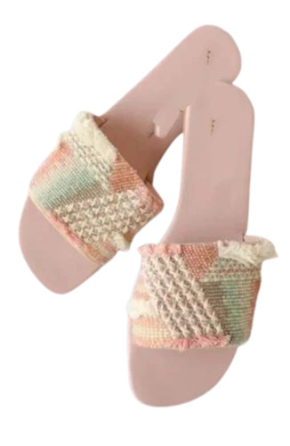 Ladies Designer Slidders Sandal - PVC All Size | Durable Long Lasting Embroidered Pattern Ideal for Ethnic Wear