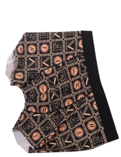 Men Black Spandex Underwear - Spandex, Medium Size, Printed Pattern | Durable, Long Lasting, Ideal for Daily Use, Handwash Care