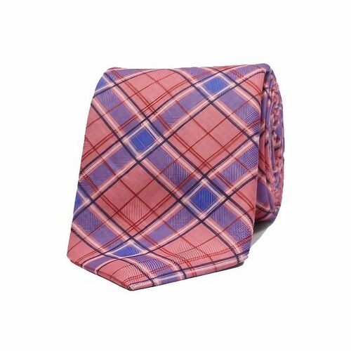 Men Linen Check Tie - Polyester Material, New Condition, Box Packaging | Stylist Design, Comfortable Fit, Suitable for All Seasons