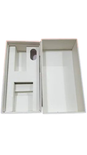 Mobile Phone Packaging Boxes - Paper Material, White Color | Eco-Friendly Design for Secure and Stylish Phone Protection