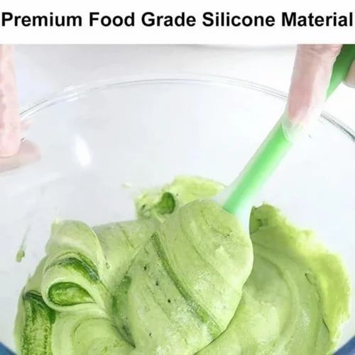 Non-Stick Silicone Spatula - 9 Inches, Heat Resistant, Multicolor Set of 3