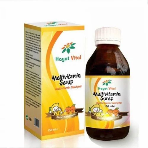 Pharmaceutical Syrup Packaging Box - Printed Paper, Rectangular Shape, Multi Color, GSM 80-400