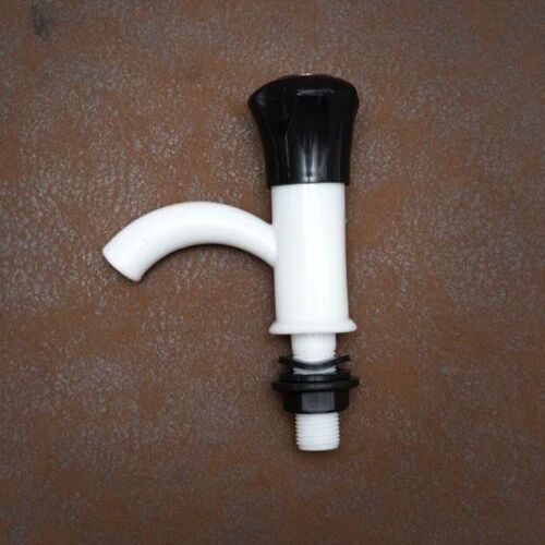 Pillar Cock Tap - PVC, 15MM Round Shape, Black Color | Customize Size, Grey Color Available