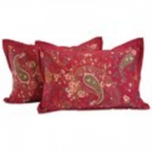 Pillow Covers - Silk Rectangle Shape | Washable Printed Pattern Various Colors Crocheted Cover Technics Durable Construction