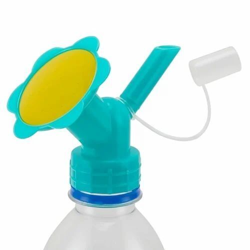 Sprinkler Bottle Caps - Plastic, 15mm Neck Size, Round Shape, Blue Color | Multicolor Options, Pull-Push Cap Design for Convenient Sprinkling