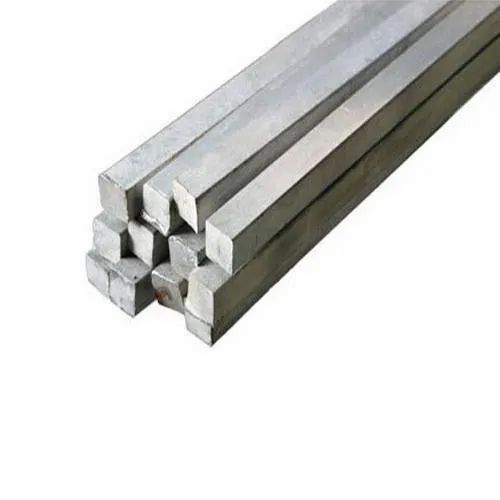 Square Steel Bright Bar - Stainless Steel Fine Finished Grey Color | Durable Polished Surface Industrial Grade