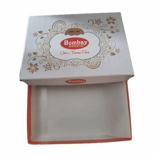 Sweet Packaging Box - Multi Color Square Shape 2-3mm Thickness | Made from Durable Cardboard for Stylish and Versatile Presentations