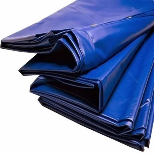 Waterproof Plastic Tarpaulin - Plastic Material, Multisizes Available, Blue Color | Standard Design, Plain Tent Style for Camp Tent Usage