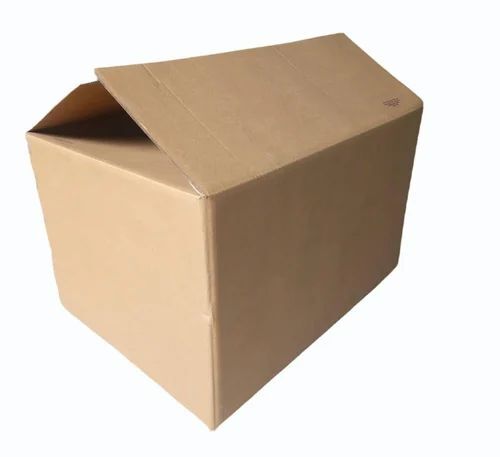 5 Ply Corrugated Packaging Boxes - 18 x 12 x 10 Inch, Brown Virgin Kraft Paper, Rectangular Shape for Electronic Products