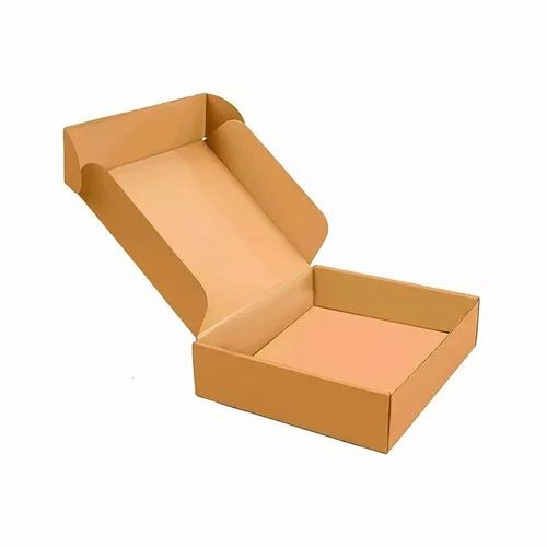 Brown Cardboard Packaging Box - Single Wall 3 Ply, Weight Holding Capacity < 5 Kg, Square Shape, Brown Color | Durable Industrial Supply & Logistics Solution