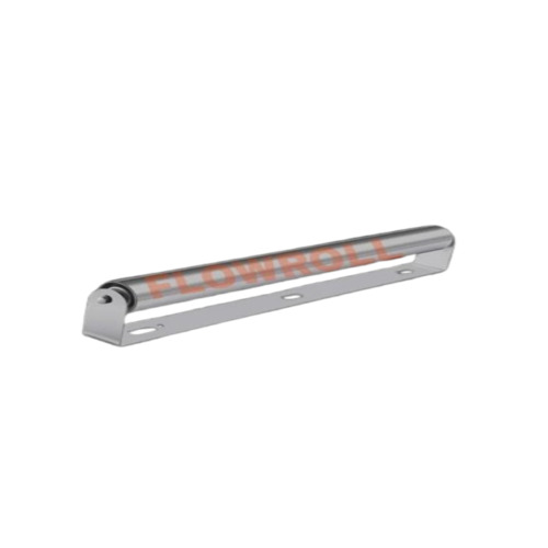 Carrying Rollers - Mild Steel, 300mm Length, 12mm Shaft Diameter | Silver Color, Industrial Use
