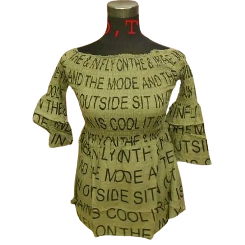 Comfortable Girls Designer Top - Cotton Fabric, Printed Pattern | Stylish, Comfortable, Casual Wear for Daily Use