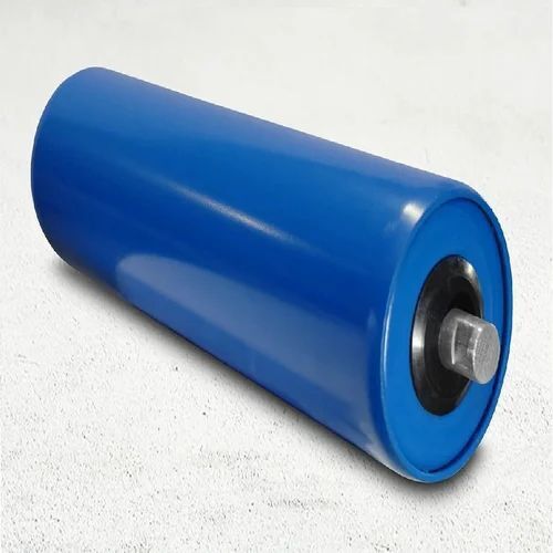 Hdpe Conveyor Roller - HDPE Material, Double Sprocket Tapered Roller Structure, Blue Color | Customized Size Options, Versatile Conveyor Use