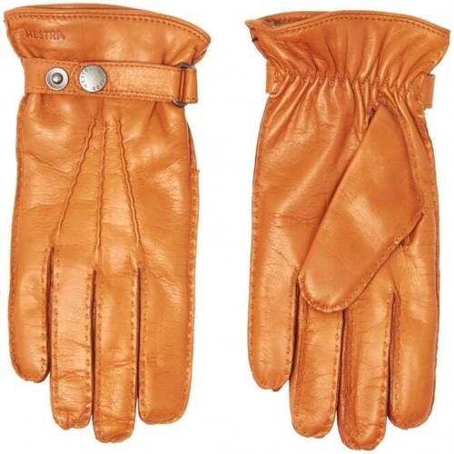 Mens Leather Gloves - Full Finger, Brown Color | Skin Friendly Material, Highly Comfortable, Tested for Quality Standards