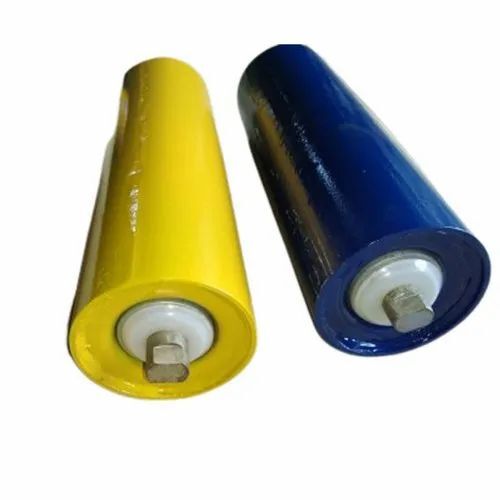 Mild Steel Conveyor Roller - 50mm Roller Diameter, 20 Inch Length, Multicolor Color Coated Surface, Corrosion Resistant Material | Customized Size Designed for Industrial Use